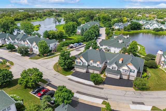 415 Bay Tree Cir, Vernon Hills, IL 60061 - aerial view of residential area with a large body of water