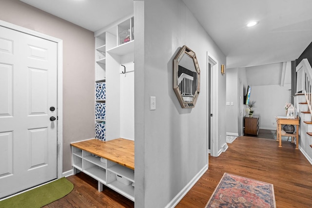 2 Cedar Gate Cir, Sugar Grove, IL 60554 - mudroom with wood finished floors and recessed lighting