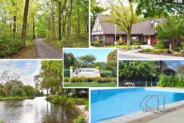 2 Cedar Gate Cir, Sugar Grove, IL 60554 - outdoor pool featuring a water view