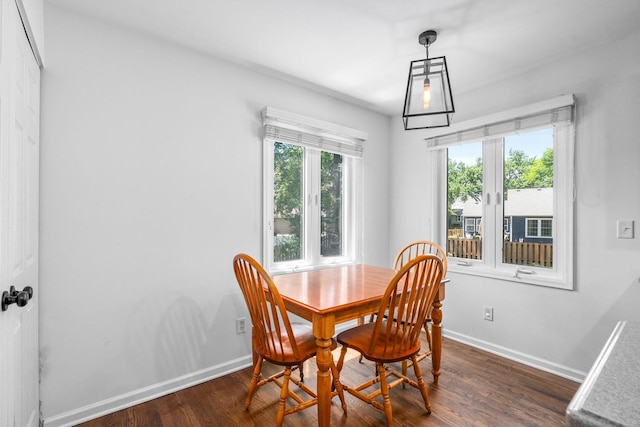 2 Cedar Gate Cir, Sugar Grove, IL 60554 - dining room featuring dark wood-type flooring and plenty of natural light