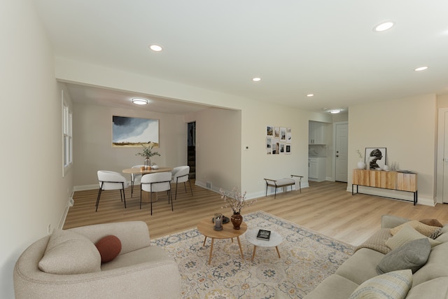 15709 Maryland Ave, Dolton, IL 60419 - living area with light wood-type flooring and recessed lighting