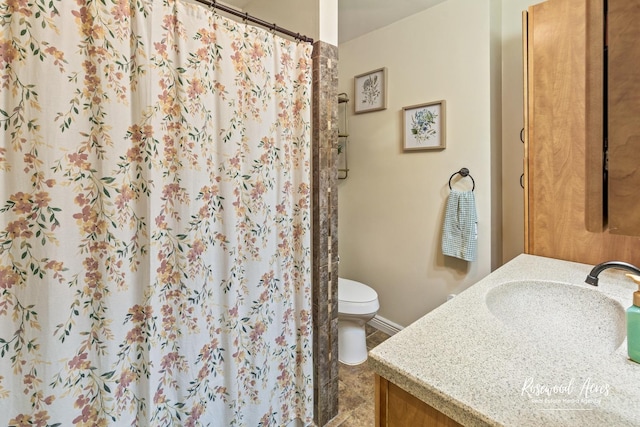 601 E Washington St, Ashkum, IL 60911 - bathroom featuring vanity and a shower with curtain