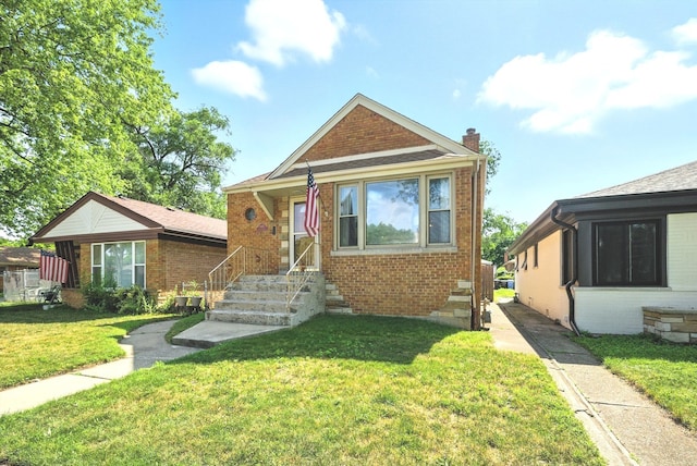 10105 S California Ave, Chicago, IL 60655 - bungalow featuring brick siding and a front yard