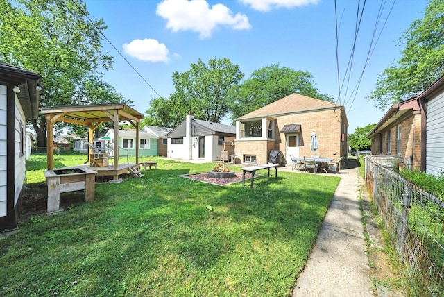 10105 S California Ave, Chicago, IL 60655 - back of property with brick siding