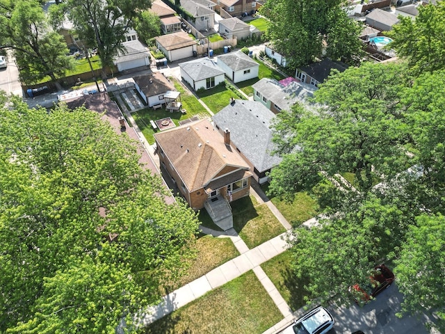 10105 S California Ave, Chicago, IL 60655 - aerial perspective of suburban area