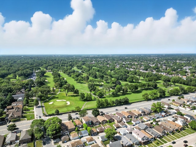 10105 S California Ave, Chicago, IL 60655 - aerial view of residential area with a golf course