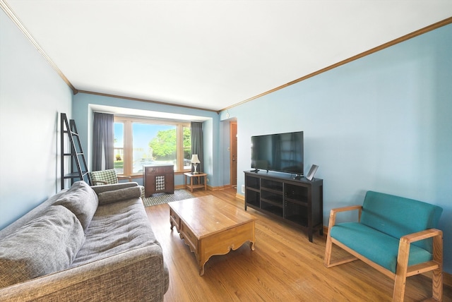 10105 S California Ave, Chicago, IL 60655 - living room featuring ornamental molding and wood finished floors