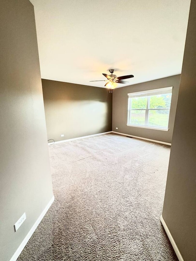 5 Boathouse Rd, Pingree Grove, IL 60140 - empty room with carpet flooring and a ceiling fan