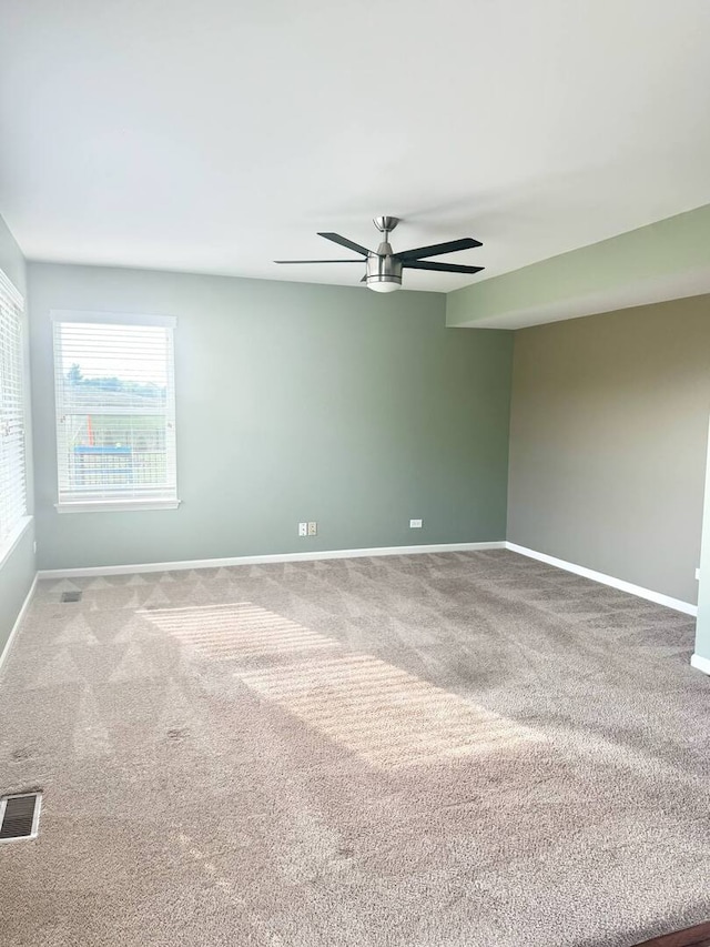 5 Boathouse Rd, Pingree Grove, IL 60140 - carpeted empty room featuring a ceiling fan and baseboards