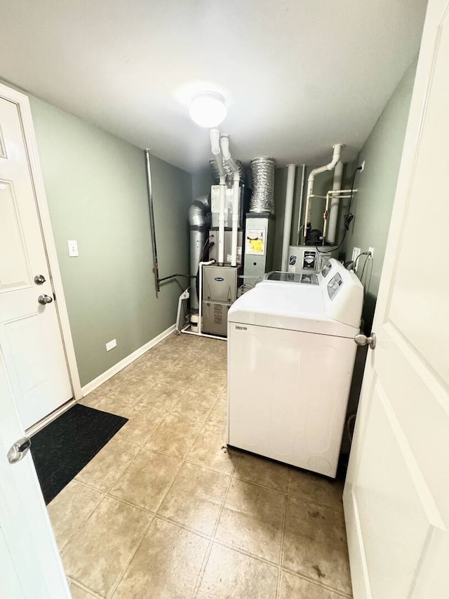 5 Boathouse Rd, Pingree Grove, IL 60140 - laundry room featuring washer and dryer and light tile patterned floors