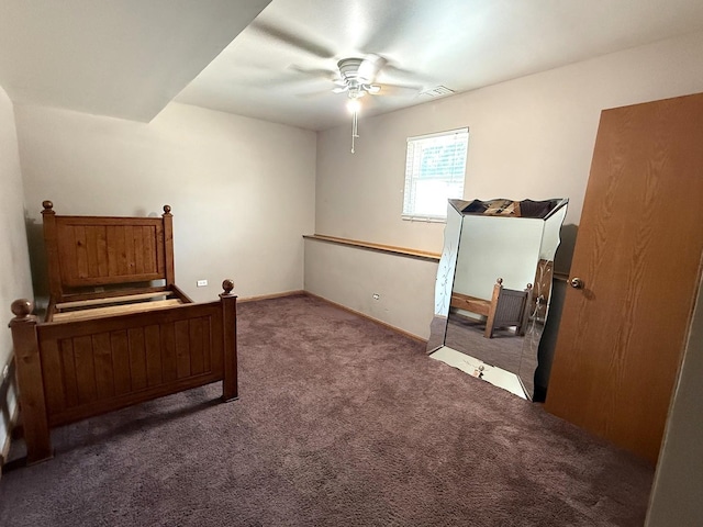 1907 Larkspur Dr, Plainfield, IL 60586 - bedroom with carpet flooring and ceiling fan