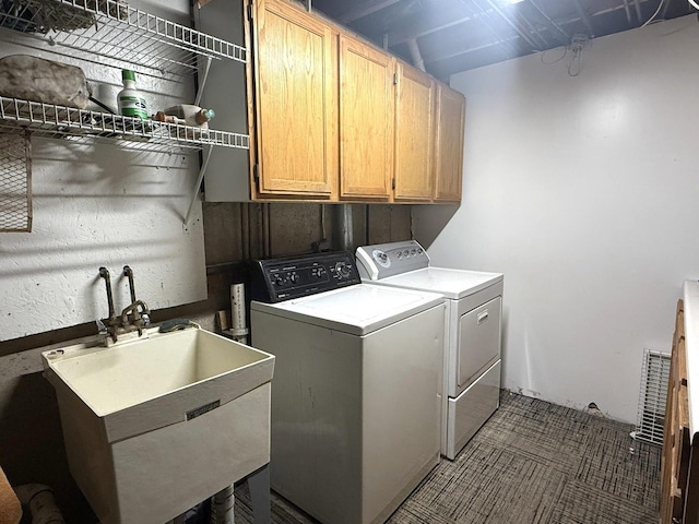 1907 Larkspur Dr, Plainfield, IL 60586 - washroom with cabinet space and washing machine and dryer
