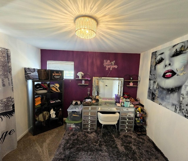 20517 Superior Ct, Crest Hill, IL 60403 - carpeted living room with a chandelier