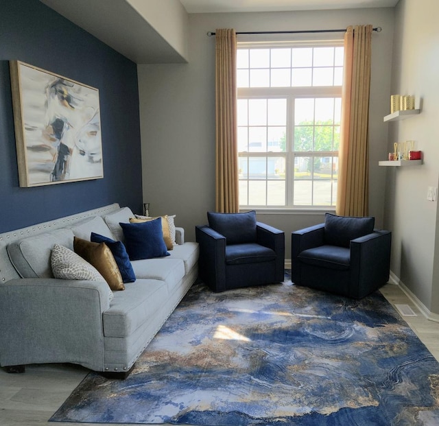20517 Superior Ct, Crest Hill, IL 60403 - living room with wood finished floors and baseboards