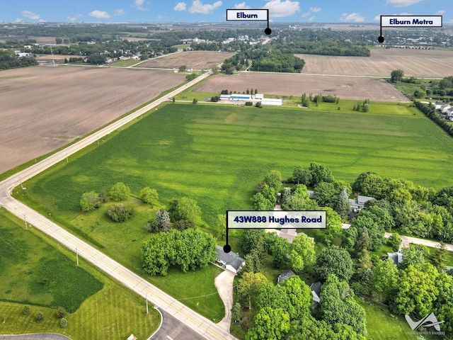43W888 Hughes Rd, Elburn, IL 60119 - view of property location featuring rural landscape