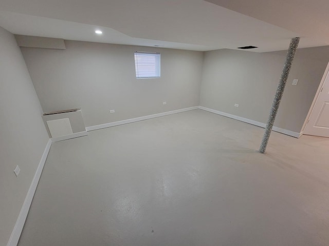 6308 W Cornelia Ave, Chicago, IL 60634 - below grade area with recessed lighting and baseboards