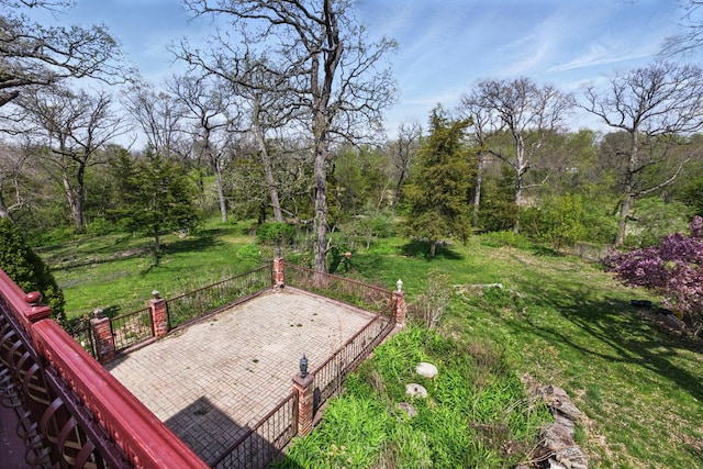 3664 E 2619th Rd, Sheridan, IL 60551 - view of green lawn featuring a forest view