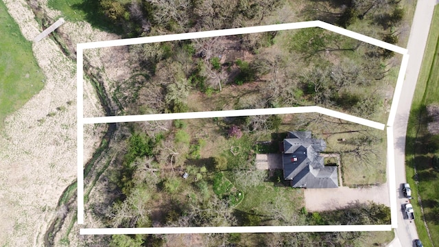 3664 E 2619th Rd, Sheridan, IL 60551 - view from above of property with property boundaries highlighted
