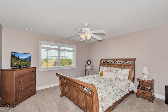 24155 S Blackhawk Ln, Manhattan, IL 60442 - bedroom featuring light carpet and a ceiling fan