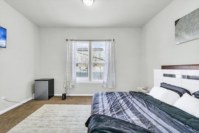 412 Doisy Ln, Champaign, IL 61822 - bedroom with carpet flooring and freestanding refrigerator