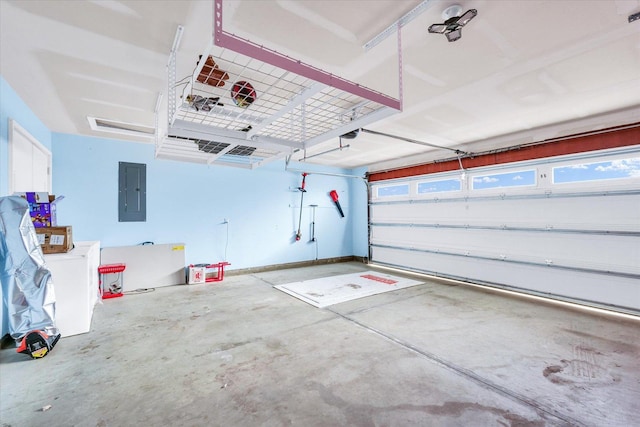 412 Doisy Ln, Champaign, IL 61822 - garage with electric panel