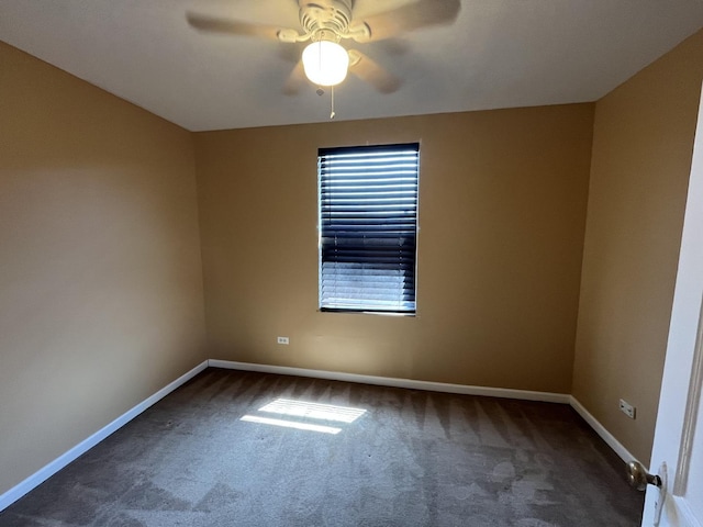 2948 E 95th St, Chicago, IL 60617 - empty room with carpet floors and a ceiling fan