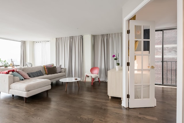 345 W Fullerton Pkwy Unit 1706, Chicago, IL 60614 - living area with dark wood-type flooring