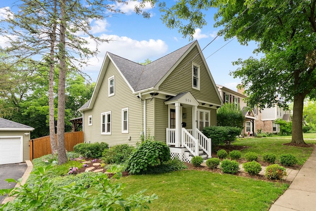 506 E Russell St, Barrington, IL 60010 - view of front facade with roof with shingles and a garage
