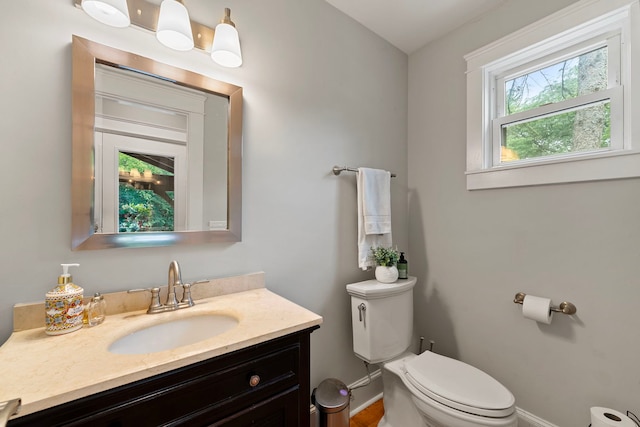 506 E Russell St, Barrington, IL 60010 - half bathroom with toilet and vanity