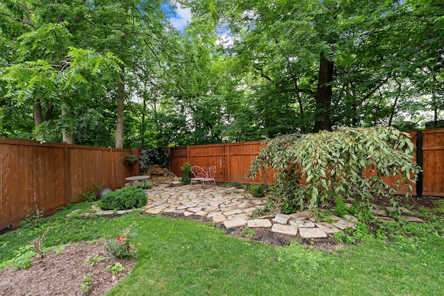 506 E Russell St, Barrington, IL 60010 - fenced backyard featuring a patio