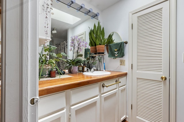 21368 W Pepper Dr, Lake Zurich, IL 60047 - full bath featuring vanity and a skylight