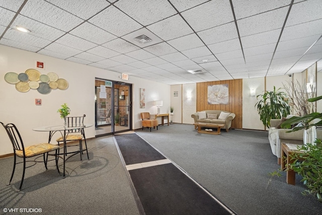 9377 Landings Ln Unit 502, Des Plaines, IL 60016 - common area with a drop ceiling