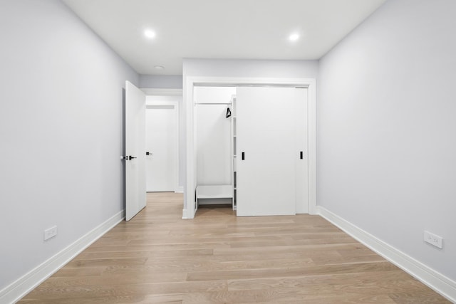 974 Crabapple Dr Unit 308, Prospect Heights, IL 60070 - corridor with light wood finished floors and recessed lighting