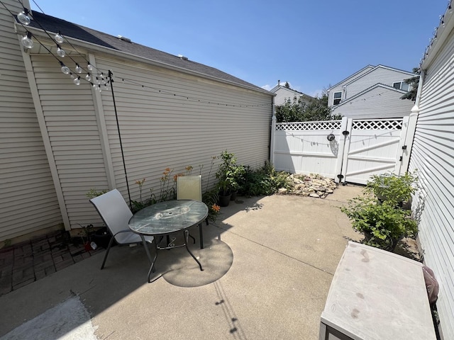 163 Mountain Laurel Ct, Romeoville, IL 60446 - view of patio featuring a gate and grilling area