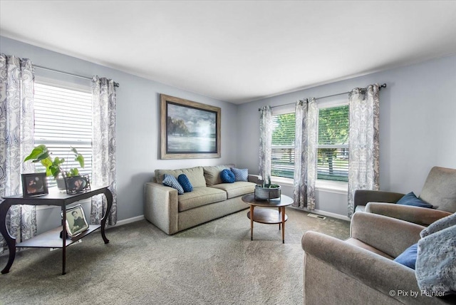 243 Johnson St, Hampshire, IL 60140 - living area with carpet flooring and baseboards