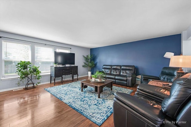 243 Johnson St, Hampshire, IL 60140 - living room with wood finished floors