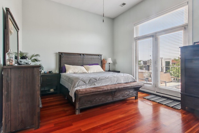 3234 N California St Unit 3S, Chicago, IL 60618 - bedroom with wood finished floors and access to outside