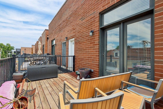 3234 N California St Unit 3S, Chicago, IL 60618 - view of wooden deck