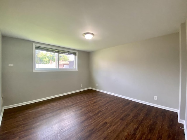 16009 Debbie Ln, South Holland, IL 60473 - unfurnished room featuring dark wood finished floors and baseboards