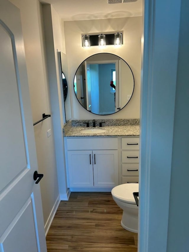 200 Park Ave Unit 634, Calumet City, IL 60409 - bathroom featuring vanity and wood finished floors