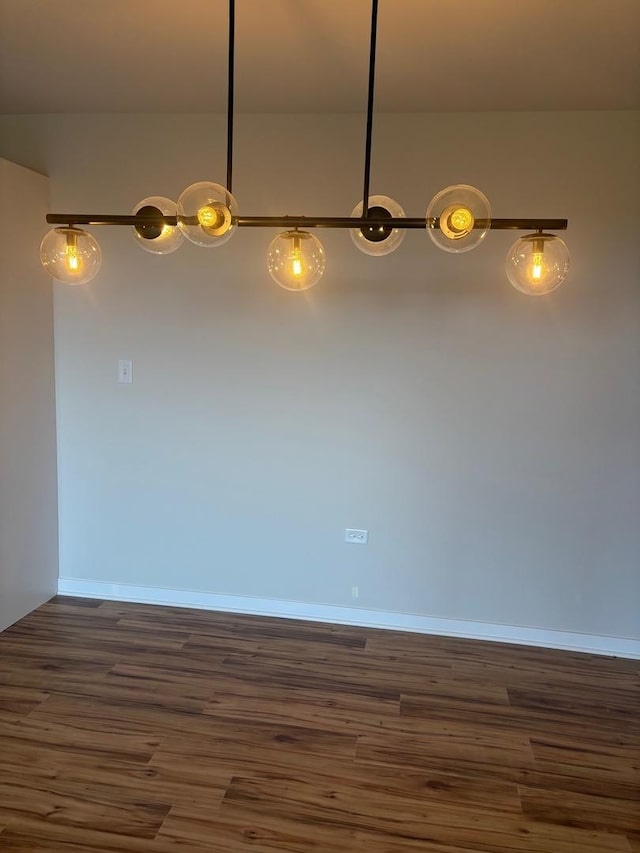 200 Park Ave Unit 634, Calumet City, IL 60409 - spare room featuring wood finished floors and baseboards