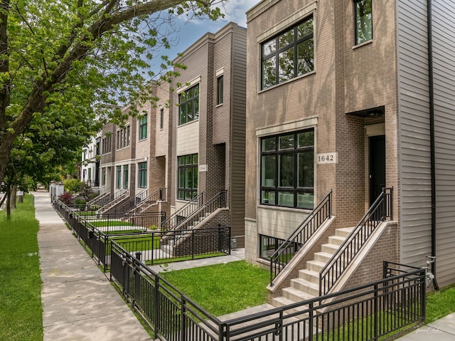 1642 W Wolfram St, Chicago, IL 60657 - view of property featuring stairs