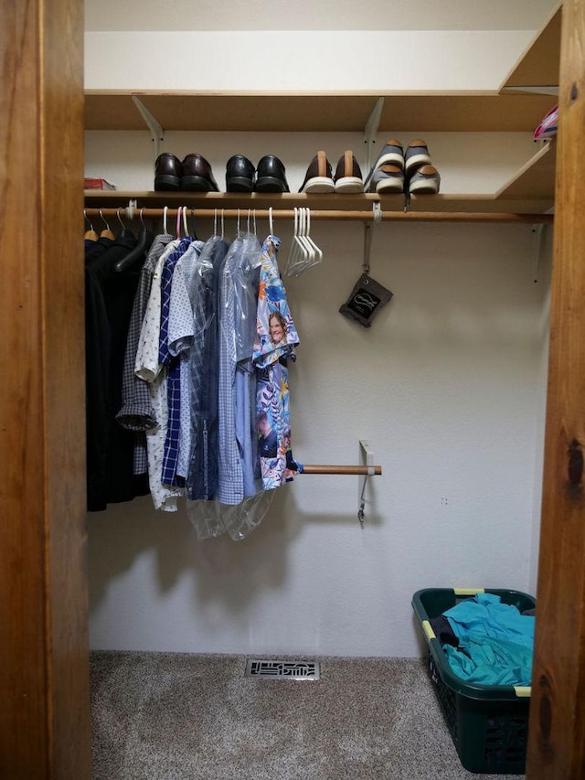 26 N Deer Lk, Villa Grove, IL 61956 - walk in closet featuring carpet flooring