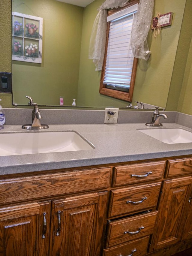 26 N Deer Lk, Villa Grove, IL 61956 - bathroom with double vanity