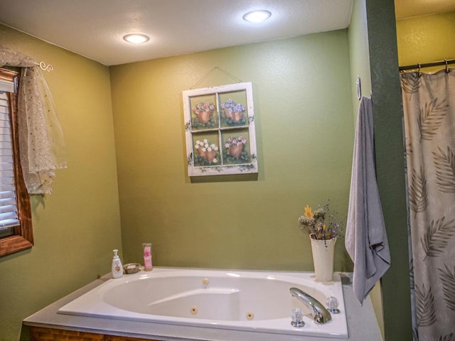 26 N Deer Lk, Villa Grove, IL 61956 - full bathroom with a tub with jets