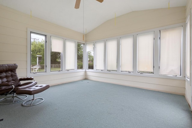 1108 Lancaster Ave, Elk Grove Village, IL 60007 - sunroom featuring vaulted ceiling, healthy amount of natural light, and carpet flooring