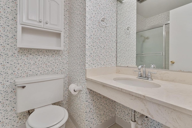 1108 Lancaster Ave, Elk Grove Village, IL 60007 - full bathroom featuring a stall shower and vanity