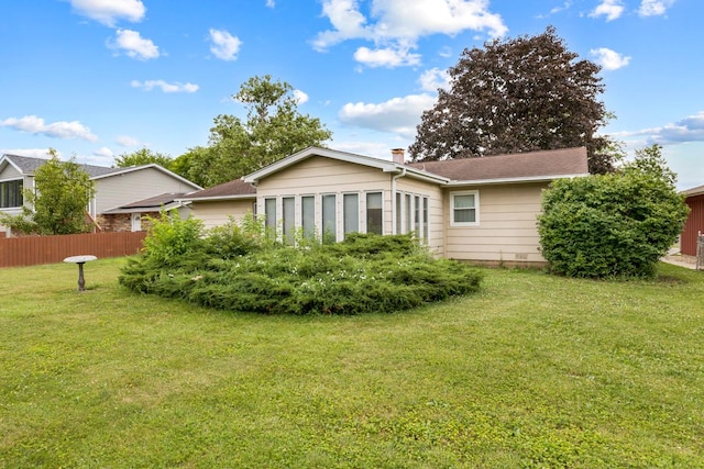 1108 Lancaster Ave, Elk Grove Village, IL 60007 - back of house featuring a chimney
