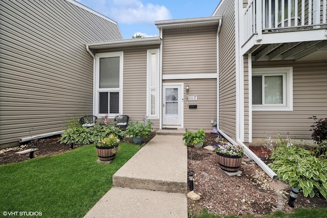1117 Sausalito Ct Unit 1117, Bartlett, IL 60103 - property entrance featuring a balcony