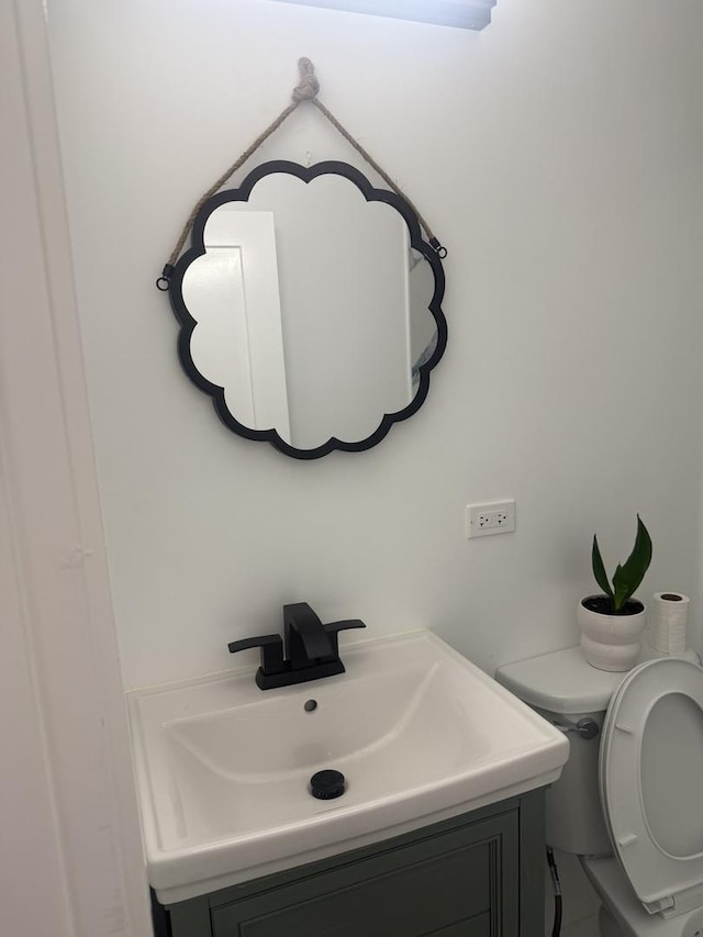309 SE Circle Dr, Joliet, IL 60433 - half bath with vanity and toilet